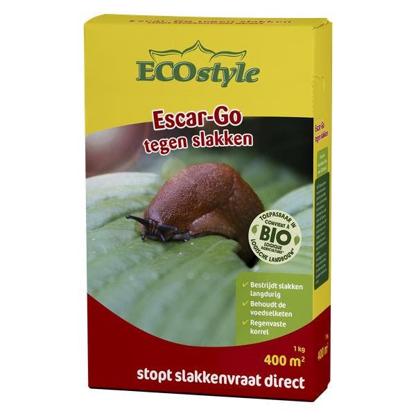 Ecostyle escar go slakkenkorrels 1 kg, Tuin en Terras, Bestrijdingsmiddelen, Nieuw, Verzenden