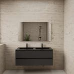 ACTIE BWS Badmeubel | Paris | Antraciet 120 cm | Mat Zwart, Doe-het-zelf en Verbouw, Sanitair, Ophalen of Verzenden, Nieuw, Bad