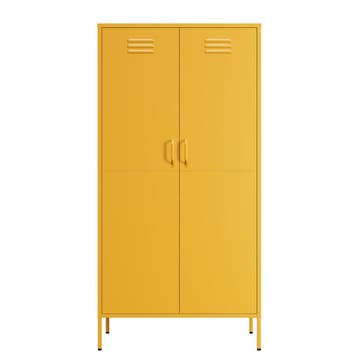 Lockerkast | Kledingkast | 90x50x180cm | Metaal | Geel, Verzenden, Nieuw