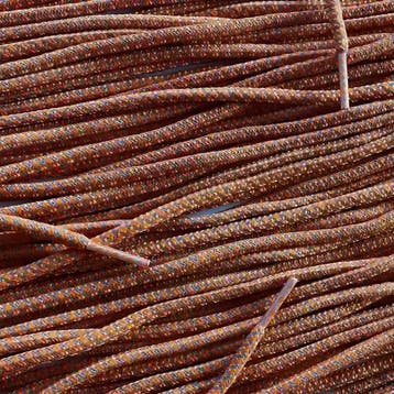 Reflecterende ronde veters - Oranje • 100 120 140  cm x 5 mm, Ophalen of Verzenden, Nieuw