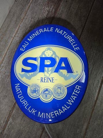 Naambord Queen Spa - Reclamebord - Plastic