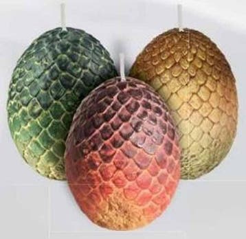 Game of Thrones: Sculpted Dragon Egg Candles: Set of 3, Verzenden, Nieuw