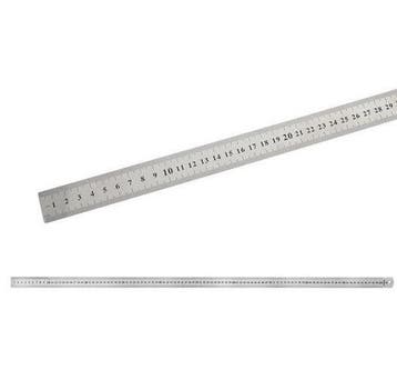 RVS liniaal - 100cm - topex, Ophalen of Verzenden, Nieuw