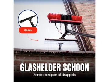 Aqualitá® Telescoopsteel Ramenwassen 4,6M - Telescopische, Verzenden, Nieuw