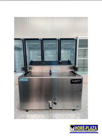Horeca oliebollen friteuse Bartscher | 16L | Combisteel, Nieuw zonder verpakking, Fornuis, Frituur en Grillen
