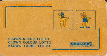 Educo Clown kleur lotto, Verzenden, Nieuw