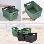 Curver Infinity Recycled Dots Opbergbox - 17 liter - Groen, Ophalen of Verzenden, Zo goed als nieuw