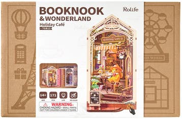 Robotime Book Nook Holiday Café Miniatuur Modelbouw Knuts.., Verzenden, Nieuw