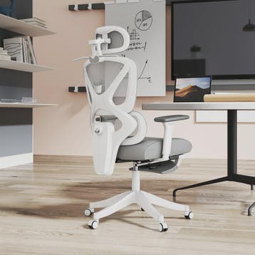 Ergonomische Bureaustoel met Hoofdsteun, Verstelbaar en Kant, Huis en Inrichting, Verzenden, Nieuw