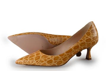 Roberto Festa Pumps in maat 37 Geel, Pumps, Verzenden, Geel, Zo goed als nieuw