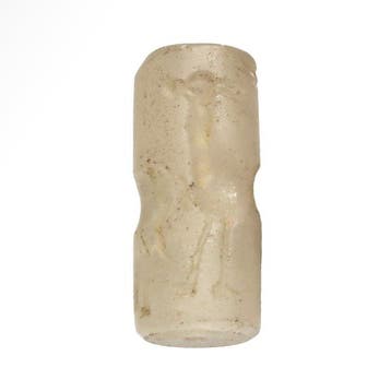 Mesopotamisch Kristal Cilinderzegel met hert