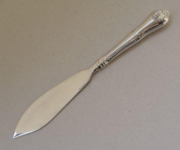 J. Tostrup – Large Norwegian 830 Silver - Taartmes - Oslo,