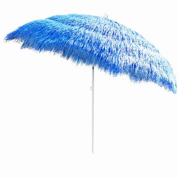 Parasol Hawaii Blauw Ø160cm UV-bescherming 30+, Verzenden, Nieuw