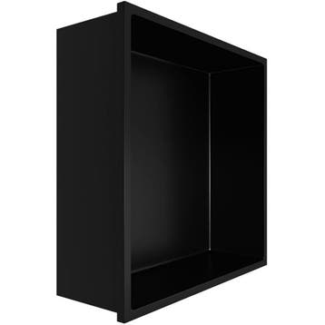Inbouwnis - Leoni Nima - 30x30x10cm - Mat Zwart, Ophalen of Verzenden, Nieuw, Rvs