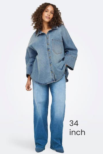 ONLY jeans CARWILLY wide Maat:, Kleding | Dames, Spijkerbroeken en Jeans, Verzenden, Nieuw, Overige kleuren