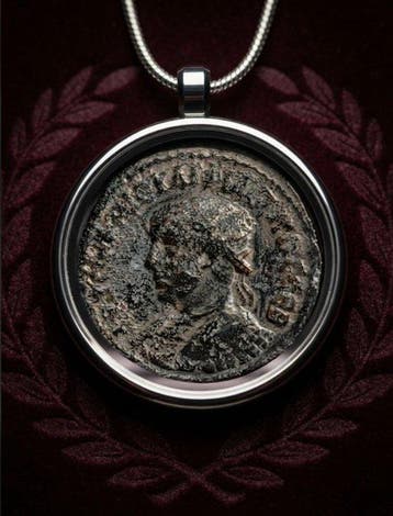 Oud-Romeins, Keizerrijk Brons Munthanger - Keizer Filips II