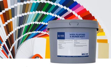 Wixx Plafond &amp; Muren Matt 5L, Overige kleuren, Verzenden, Nieuw, Verf