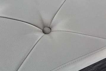 Design bank MODERN BAROK 175cm grijs fluweel goud roestvrij, Huis en Inrichting, Ophalen of Verzenden, Nieuw