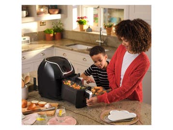 Russell Hobbs Satisfry Air Dual Basket 8.5L Airfryer -, Verzenden, Zo goed als nieuw