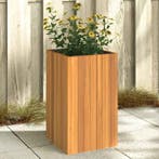 vidaXL Plantenbak 35x35x60 cm massief acaciahout, Tuin en Terras, Bloembakken en Plantenbakken, Verzenden, Nieuw, Hout