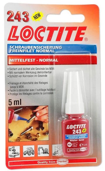 Loctite 243 5 ml, blister, Verzenden, Nieuw
