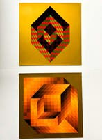 Victor Vasarely (1906-1997) - BIDIM + AXO 44
