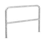 Fietsaanleunbeugel 2 fietsen Safety met tussenbuis, Nieuw