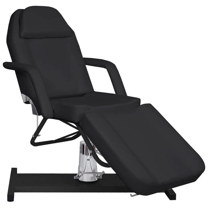 vidaXL Massagetafel 180x62x(87-112) cm zwart, Sport en Fitness, Massageproducten, Nieuw, Verzenden