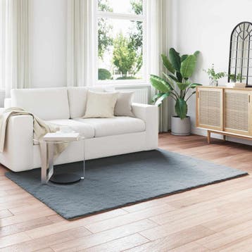 vidaXL Antislip vloerkleed van imitatie konijnenbont OLITE, Verzenden, Nieuw