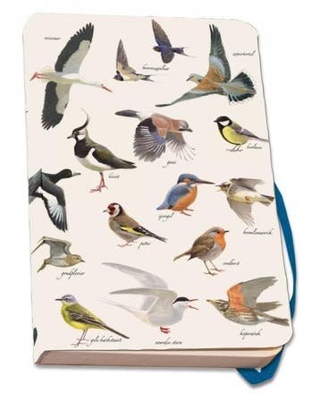 Notitieboek A6, zachte kaft: Vogels, Elwin van der Kolk,, Ophalen of Verzenden, Nieuw in verpakking