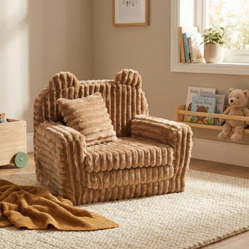 Peuterstoel Corduroy Teddy | Karamel | Laatste Stuks!, Huis en Inrichting, Minder dan 75 cm, Nieuw, Ophalen of Verzenden, Stof