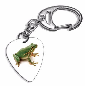 Plectrum ketting of sleutelhanger van een kikker, Verzamelen, Ophalen of Verzenden, Nieuw