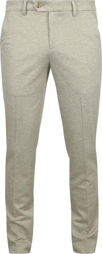 Suitable Das Pantalon Houndstooth Olive maat 48 Heren, Nieuw, Suitable, Groen, Verzenden