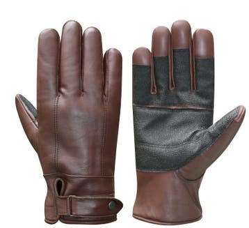 Lederen Rolling Comfy winterhandschoenen cognac, Verzenden, Nieuw, Overige maten, Rolling Comfy