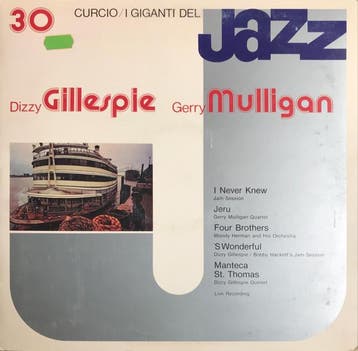 LP gebruikt - Dizzy Gillespie - Gerry Mulligan â I Giga., Verzenden, Zo goed als nieuw, Overige formaten