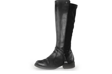 Rieker Laarzen in maat 38 Zwart, Kleding | Dames, Schoenen, Hoge laarzen, Verzenden, Zwart, Zo goed als nieuw