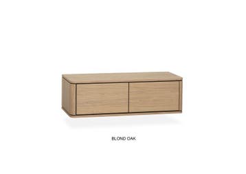 Hangend TV-Meubel Laag Landgraaf 124cm - tv-meubels, Nieuw, Overige materialen