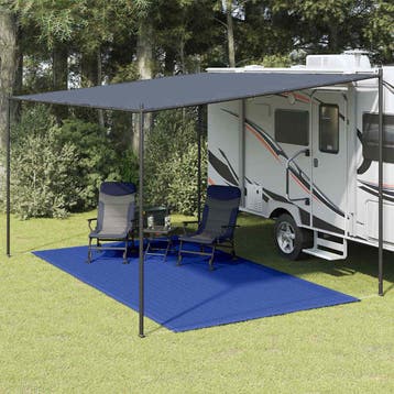vidaXL Tenttapijt 250x450 cm blauw, Verzenden, Nieuw