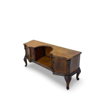 Wandtafel - Walnoot, Hout, Messing