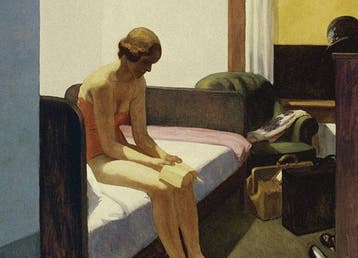 Edward Hopper - “Hotel Room, 1931”. - 40 x 30 cm.
