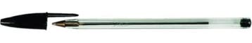 Bic Cristal balpen zwart medium, Verzenden, Nieuw