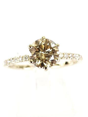 Verlovingsring - 14 karaat Geel goud - 1.14ct. tw. Diamant, Sieraden, Tassen en Uiterlijk