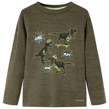 vidaXL Kindershirt met lange mouwen 116 gemêleerd, Verzenden, Nieuw