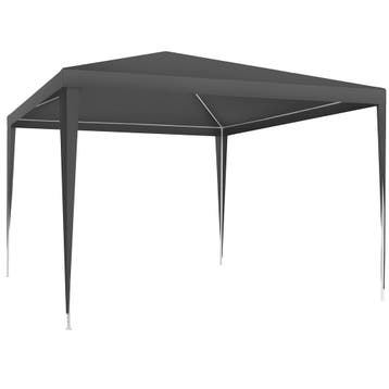 Paviljoen Farah, waterdicht, steeksysteem, 3x3m - grijs, Tuin en Terras, Partytenten, Verzenden, Nieuw