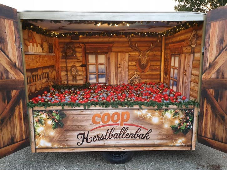 Ballenbak Caravan/ Kerstballen Bak (complete setting), Zakelijke goederen, Horeca | Overige, Ophalen