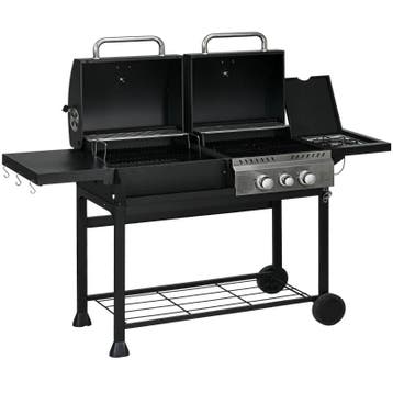 TRUUSK Gasgrill BBQ-grill - Met Thermometer - Warmhoudplaten, Tuin en Terras, Verzenden