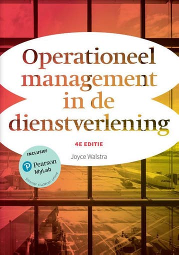 Operationeel management in de dienstverlening - Joyce, Verzenden, Zo goed als nieuw, Joyce Walstra