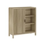 Commode Lukkodso 82x75x30 cm eikenkleurig middellicht [en.ca, Huis en Inrichting, Kasten | Dressoirs, Verzenden, Nieuw