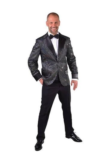 Colbert Man Glitter Zwart, Ophalen of Verzenden, Nieuw