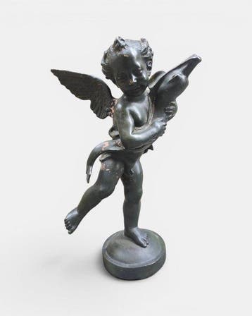 Fontein - 20e eeuw - Putto met dolfijn van Andrea del